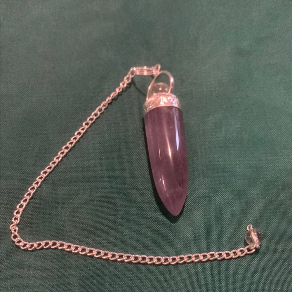 NWOT Amethyst Pendulum